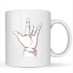 Mug "I Love You" langue des signes