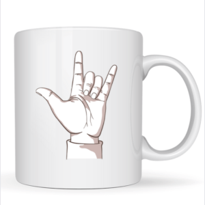 Mug "I Love You" langue des signes