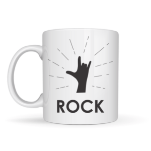 Mug « I Love You » langue des signes rock
