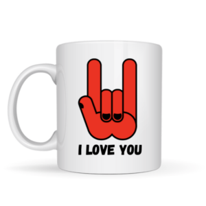 Mug « I Love You » langue des signes
