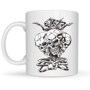 Mug 3 têtes de mort 