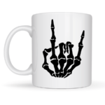 Mug "I love you" langue des signes squelette