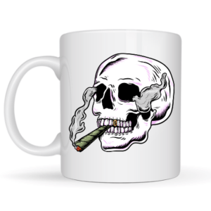 Mug Tête de Mort qui fume