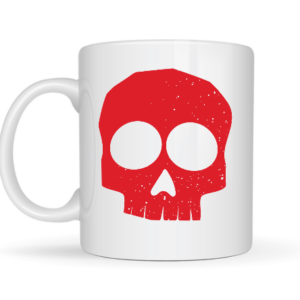 Mug Tête de Mort rouge