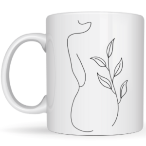 Mug femme de dos