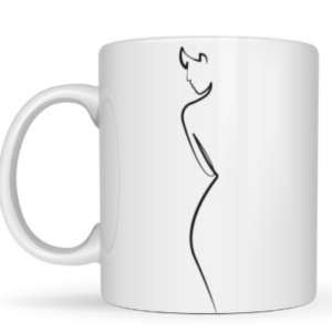 Mug silhouette femme