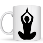 Mug femme méditation