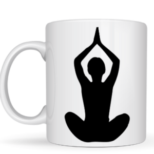 Mug femme méditation