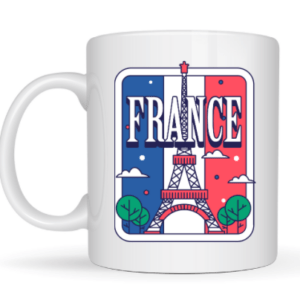 Mug drapeau de la France