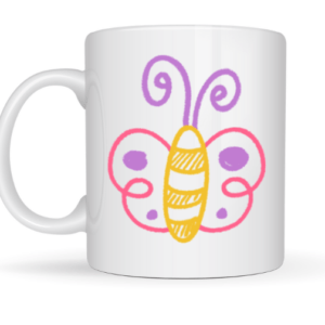 Mug papillon