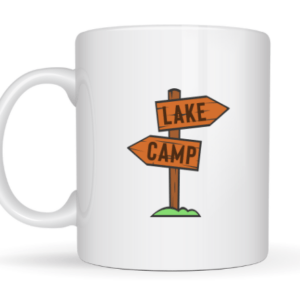 Mug panneaux camping 