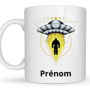 Mug alien + prénom