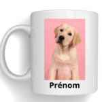 Mug avec la photo de mon animal de compagnie et le prénom