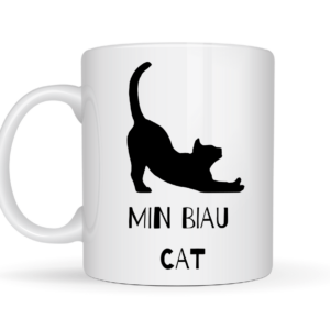 Mug Min biau cat