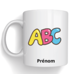 Mug ABC + Prénom
