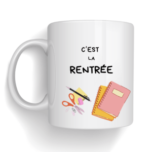 Mug c'est la rentrée
