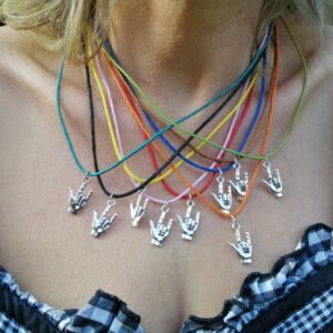 Collier "I Love You" en couleur